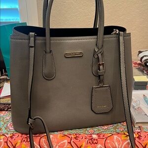 Stylish Gray Satchel by Michael Kors